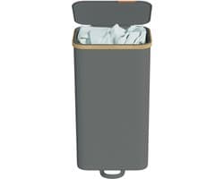 SONGMICS - Wasmand - Wasmand met Deksel - Uitneembare Waszak - 100 Liter Capaciteit
