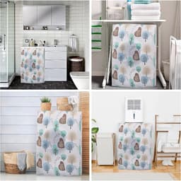 Wasmachine en Droger Beschermhoes - Houdt uw apparaat droog en schoon - Voorlader - 63 x 62 x 85 cm — thumbnail 4