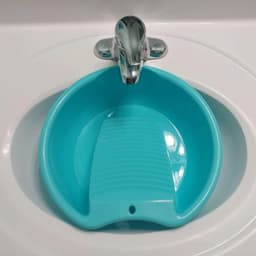 Blauwe Wastafel - Handwasbakje - Delicate Kleding - Ingebouwd Waskwasten - 4 Quart - Blauw — thumbnail 2