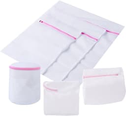 Waszak met ritssluiting voor delicate items - set van 6 - voor wasmachine - jurken - beha's - schoenen - babykleding — thumbnail 5