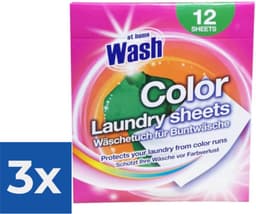 At Home Wash - Kleurdoekjes - Gekleurde Was - 12 Wasbeurten - Voordeelverpakking 3 stuks — thumbnail 1