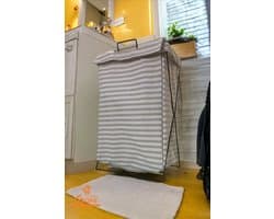 Wasmand - Wasmanden - wasmand inklapbaar - Opvouwbare Wasmanden - 36cm * 28cm * 59cm, IJzeren Pijpenrek