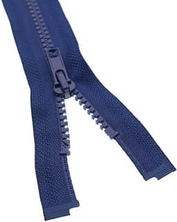 2x Scheidbare Ritssluiting 68,6 cm Marineblauw - Kunststof — thumbnail 2