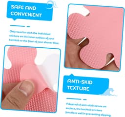 1Set Sneeuwvlok Antislip Badkuipstickers Zelfklevend Inclusief Schraper Badkamer Voorkomt Uitglijden Gladde Oppervlakken — thumbnail 5