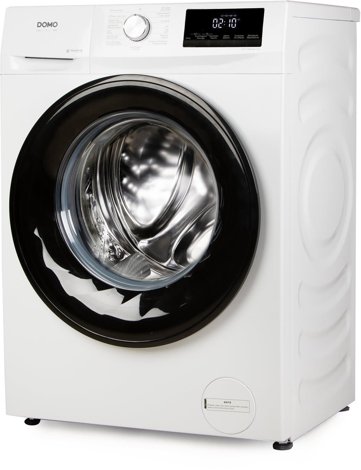 DOMO DO95501TD Droogkast - Wasdroger Warmtepompdroger – 8 kg - Wit — afbeelding 1