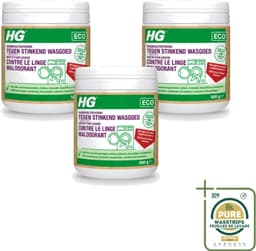 3 x HG ECO - Wasmiddeltoevoeging Tegen Stinkend Wasgoed - Effectieve Formule - 16 Wasbeurten - 500 g - Wasmiddel - Stankmoleculen - Wasgoed - Wasmiddeltoevoeging - Stinkend Wasgoed — thumbnail 1