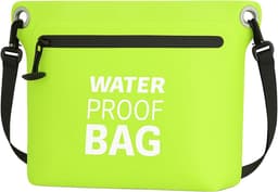 waterdichte tas, lichte Dry Bag waterdichte zak voor outdoor, camping, wandelen, strand, kajakken, zwemmen, groen, 4 Liter — thumbnail 1