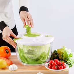 Elzusha - Saladespin met Deksel voor Efficiënt Afspoelen en Drogen — thumbnail 4