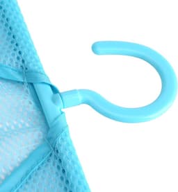 Waszak van Mesh, Multifunctionele Opbergtas van Mesh voor Ondergoed, Reistas met Ophanghaak voor Sokken, Kousen, Bh's en Ander Ondergoed de badkamer. (BLUE) — thumbnail 2