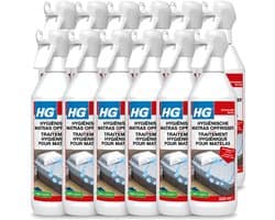 12 x HG - Hygiënische Matras Opfrisser - Werkt Na 30 Minuten - Neutraliseert Nare Geurtjes - 500 ml - Voordeelverpakking - 12 stuks