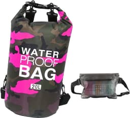 Pakzak, drijvende droogrugzak, strandtas, lichte droogzak voor strand, boottochten, vissen, kajakken, zwemmen, rafting, camping, 5 l, 10 l, 15 l, 20 l, 30 l — thumbnail 1