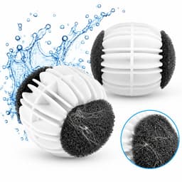 VHV - Wasballen - 6 stuks - Huisdierhaarverwijderaars - Anti haar - Drogerballen - Sneller droog - Anti-kreuk - voor wasmachine — thumbnail 4