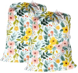 Set van 2 Opvouwbare Waszakken van Oxford Stof voor Spring — thumbnail 1