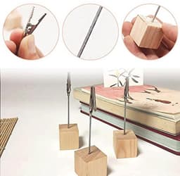 20 Stuks Houten Foto Clip Houders voor Thuis en Kantoor — thumbnail 2