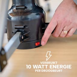Ezeespinner Elektrische Ronddraaiende Droogmolen – Inklapbaar Droogrek met Automatische Uitschakeling – Draagkracht tot 25 KG – Afstandsbediening – 10W — thumbnail 2