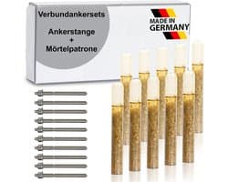 Zware Last Kleefanker Set met Mortelpatroon voor Betonverankering