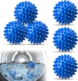 mohito Wasdroger Balls 6 pcs wasballen herbruikbare voor wasmachine Droger Ballen Herbruikbare Wasballen Maak kleding luchtiger, zachter en versnel de droogsnelheid drying(Blauw) — thumbnail 1