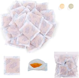 Gel Regenerable Desiccant,10 g x 30 stuks Silica Beads Orange,Silica Gel Beads,Silica Gel Dehumidifier,voor kledingkast Auto-ontvochtiger — thumbnail 1