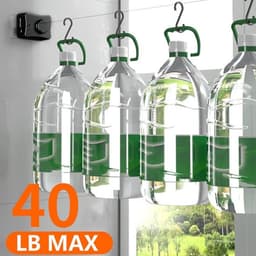 Uitbreidbare Waslijn - 5.1m Inklapbare Waslijn - Verstelbare Waslijn - Voor Binnen & Buiten Montagemogelijkheden - Droog Kleding Hangend — thumbnail 3