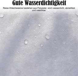 Dailygoods- Waszak Waterdicht - Waszak met Ritssluiting - Waszak voor Vuile Was - Handzaam en Lichtgewicht - Hoog Draagvermogen tot 6 kg - Ideaal voor Thuis en Reis - Wasmand — thumbnail 5