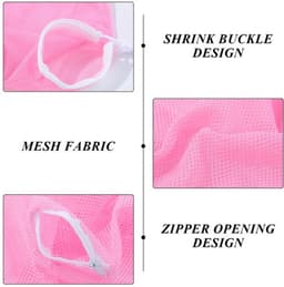 Waszakken Set van 2 - Verstelbare Opvangzak - Kattentoiletaccessoires - Netstof - Luchtdoorlatend - Afmetingen 60 x 32 cm - Kattenwaszak — thumbnail 2
