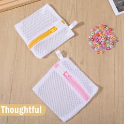 Waszakken voor Delicate Kleding - Polyester Gaas - Antikleef Ontwerp - Inclusief Rits - Voor Waspods en Geurkralen — thumbnail 4