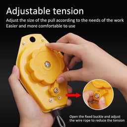 Inklapbare veerbalancer met draagvermogen 3 tot 5 kg, gereedschap met accessoires — thumbnail 3