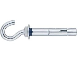 Keilankers Hoge Belastingen - Verankeringsbouten - Stevig Bevestigen - Gegalvaniseerde Coating - M8 x 60 mm - Zilverkleurig