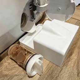 3 stuks - Afvoerbak voor wasmachine - 18 cm - 3D-geprinte waterdichte bak - Lekbak wasmachine - Wateropvang - Afvoer - Wasmachine Wateropvangbak - Opvangbak tegen lekkage - universele opvangbak voor filterreiniging — thumbnail 5
