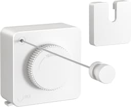 Robuuste Uittrekbare Waslijn voor Muurmontage, Eenvoudig te Bevestigen, Ideaal voor Droog Kleding met Vergrendeling tegen Doorhangen — thumbnail 2