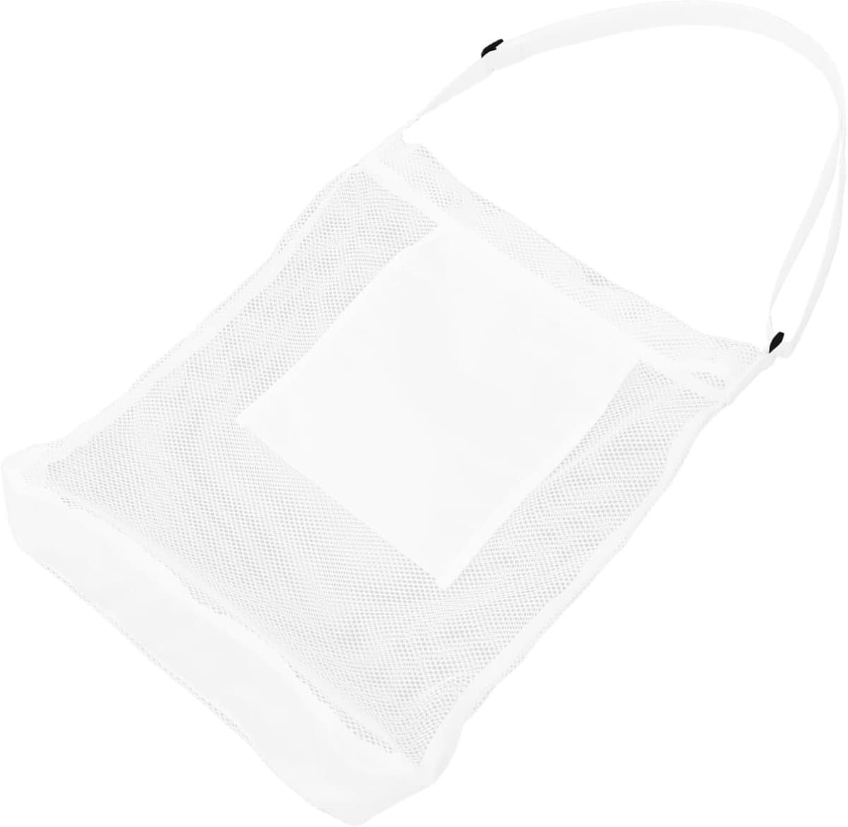 Plukzak Netzak - Oogsttas Fruit - Producten Verzamelen - Luchtige Gaasconstructie - 43 x 405 cm - Wit — afbeelding 1