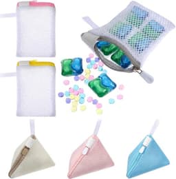 Thijox - 6 Mini-Wasnetten - Driehoekige Waszakken - Anti-Hechting - Duurzaam Polyester - Organiseer je Kleding - Perfect voor Wasmachine en Reizen — thumbnail 1