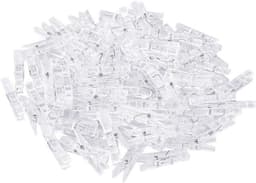 Mini Heldere Fotohangende Klemmen - 100 Stuks Plastic Foto Clips, Kleine Kledingknijpers voor Thuis, School en Kunstdecoratie — thumbnail 1