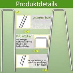 Verstelbare verzinkte grondankers voor extra stevigheid - Tuin, terras, blokhutten — thumbnail 3