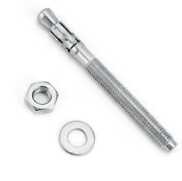 M10x110mm Bolt Anchors - Betonankers Muurankers - Zware Lasten Bevestigen - Corrosiebestendig Carbon Staal - 30 Stuks - Zilverkleurig — thumbnail 5