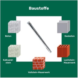 Metalen Kozijnplug - Frameanker Kozijn - Kozijnen Monteren - Verzonken Kop - 10 x 182 mm - Gegalvaniseerd — thumbnail 3
