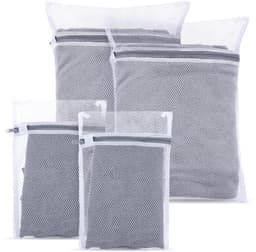 Waszak - 4 Stuks - Mesh Waszakken met Rits - 30 x 20 cm / 40 x 30 cm - Ondergoed / Bh's / Sokken - Duurzaam Polyester - Bescherming tegen Verkleuren - Wasmachinezak — thumbnail 1