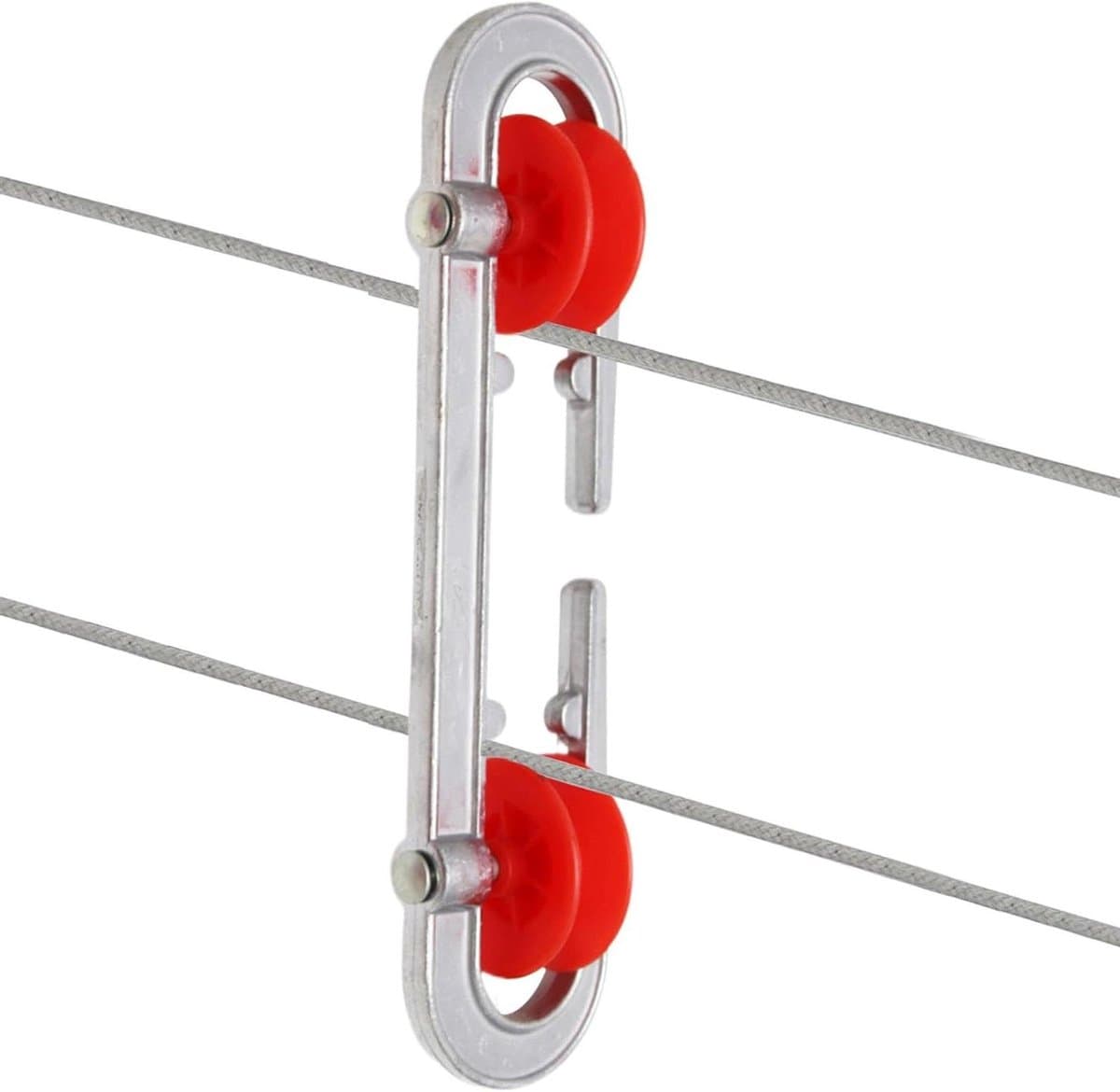 Kledinglijn Spanner - Waslijn Rol - Efficiënt Drogen - Roestvrij Metaal - 18.5 cm - Zilver — afbeelding 1