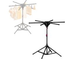 ApexArte® Droogmolen met Voet voor Camping & Thuis - Wasrek Staand - Droogrek Inklapbaar