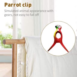 Handdoekclips - quiltclips om te | Strandhanddoekharingen | nieuwigheid | Zwembadhanddoekclips | Nieuwigheid windclips | Strandhanddoek Clip In Heldere Kleur Jumbo Maat Voor Patio En — thumbnail 4