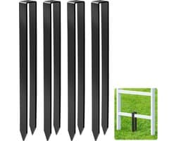 Grondankers voor rozenboog 30 cm - U-vormig staal - Stevig en roestvrij - Ideaal voor bevestiging - ShopVlot