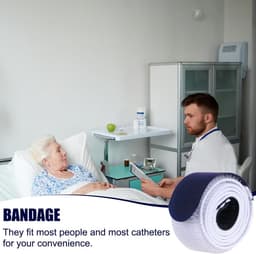 Beenzak Riemen Urine Afvoerzak Riem Wasbaar en Herbruikbare Been Urinezak Fixatie Tapes Antislip met Zachte Elastische Stof Band voor Incontinentie Urinezak Mannen Vrouwen 4 Stuks — thumbnail 5
