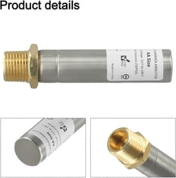 Waterslagdemper RVS - Waterhamerstop Leiding - Leiding Geluid Dempen - Corrosievrij Materiaal - 1/2 inch NPT - Zilver — thumbnail 4
