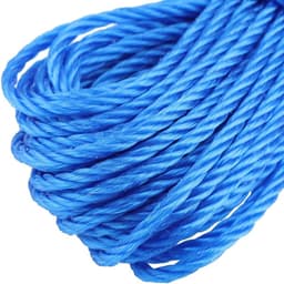 20m Nylon Waslijn, Felle Kleur Outdoor Campingkoord, Doe-het-zelf Breikoord, Draagbaar Kledingdroogtouw voor Tuinieren, Kamperen (Biały) — thumbnail 3