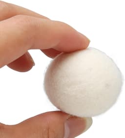Ball, 6 Stuks Wol Dryer Balls Adsorbeert Onzuiverheden Vermindert Statische Elektriciteit Hoge Dichtheid Ontvochtiging voor Thuis (4cm) — thumbnail 5