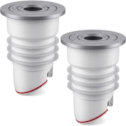 longziming -2 Stuks Afvoerslang Afdichting voor Wasmachine – Siliconen Afvoerafdichter – Anti-Geur & Anti-Terugstroom – Geschikt voor Afvoerbuizen 35-40 mm en Slangen 18-32 mm – Wit — thumbnail 1
