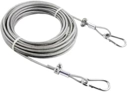 Roestvrijstalen Waslijn - Droogrek Kabel - Kleding Drogen - Zelfspannend Mechanisme - 5 meter - Zilver — thumbnail 1