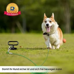 SnelShoppen - Ground Anchor voor Grote Honden, Robuuste Spiral Stake, 360 Graden Rotatie, Geschikt voor Elke Bodem, Snelle Installatie, Tot 140 lbs — thumbnail 2