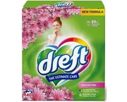 Dreft Poeder Wasmiddel Touch Pink 40 wasbeurten - 2,6 kg