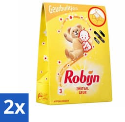 2 x Robijn Geurbuiltjes Zwitsal 3 stuks per verpakking - Zwitsal Geur - Babygeur - Geurbuiltjes - Kastgeur - Ladegeur — thumbnail 1